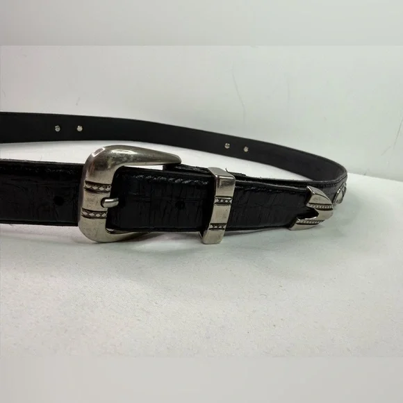 Golf Palisades Full-Grain Cowhide Leather Designer Dress Golf Conchos Belt 36/38 - Picture 6 of 8